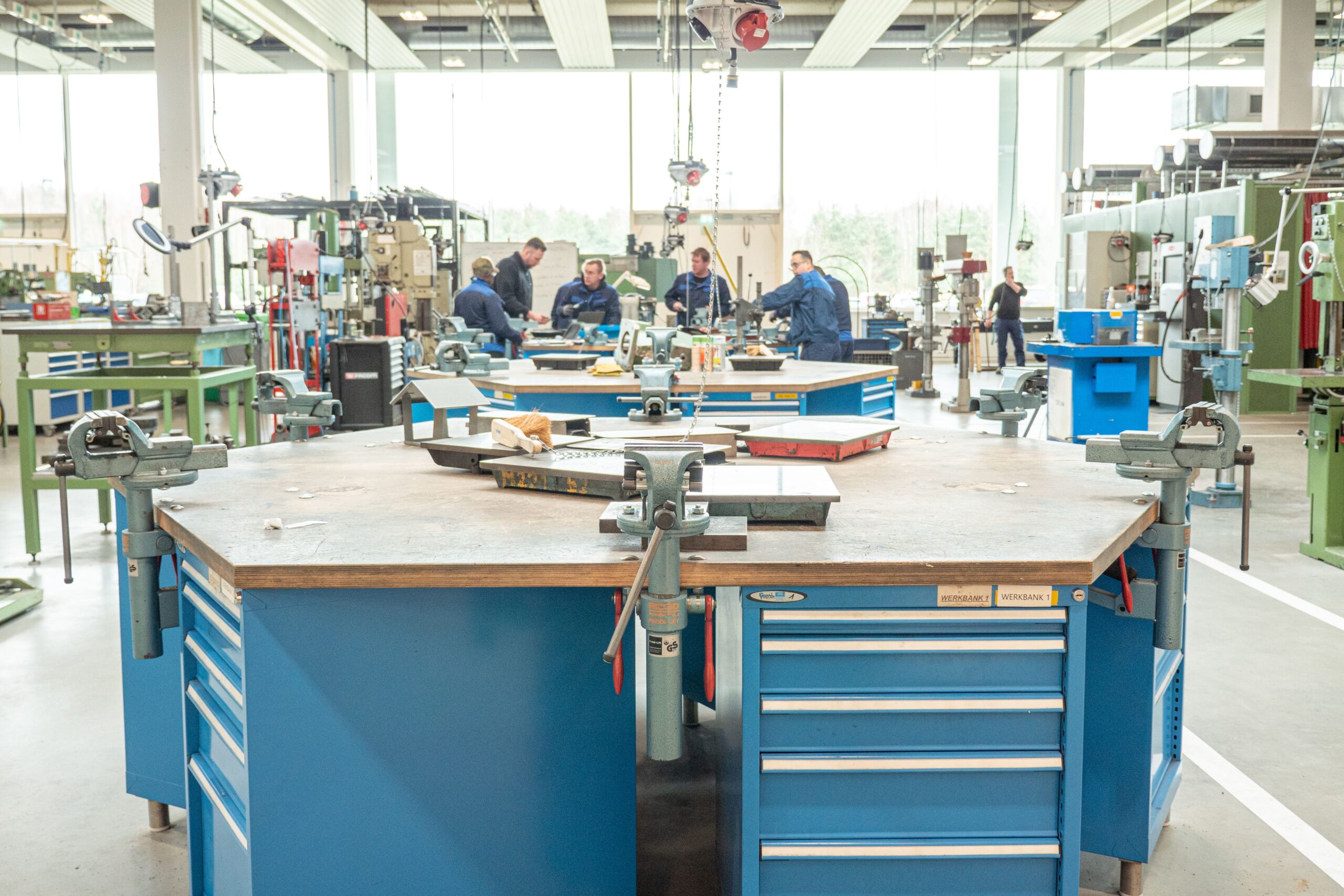 Een blik op het Metal Lab bij T2-campus